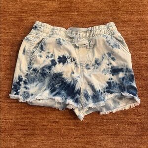 Cat & Jack Navy Tie-Dye Denim Shorts